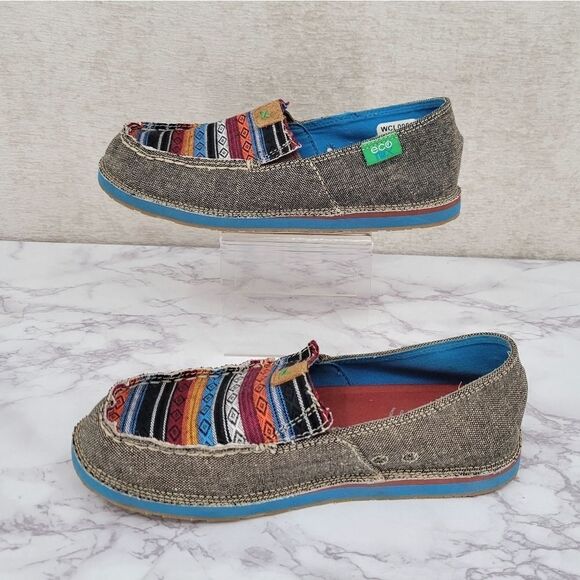 Twisted X Women's Serape Driving Moccasin Slip On Shoes Moc Toe Size 6 - Picture 3 of 8